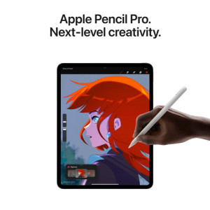 Apple 11" iPad Pro M4 Chip (Nano-Texture Glass, 2TB, Wi-Fi + 5G LTE, Silver)